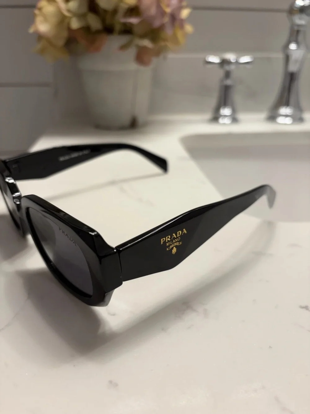 Black Prada women’s sunglasses - Picture 2 of 5